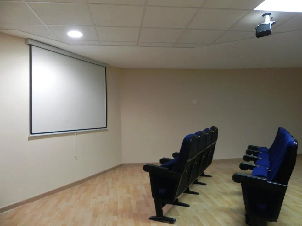 Sala de proyección vacía